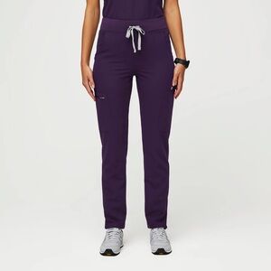 Figs Purple Jam Yola High Waisted Skinny Scrub Pants